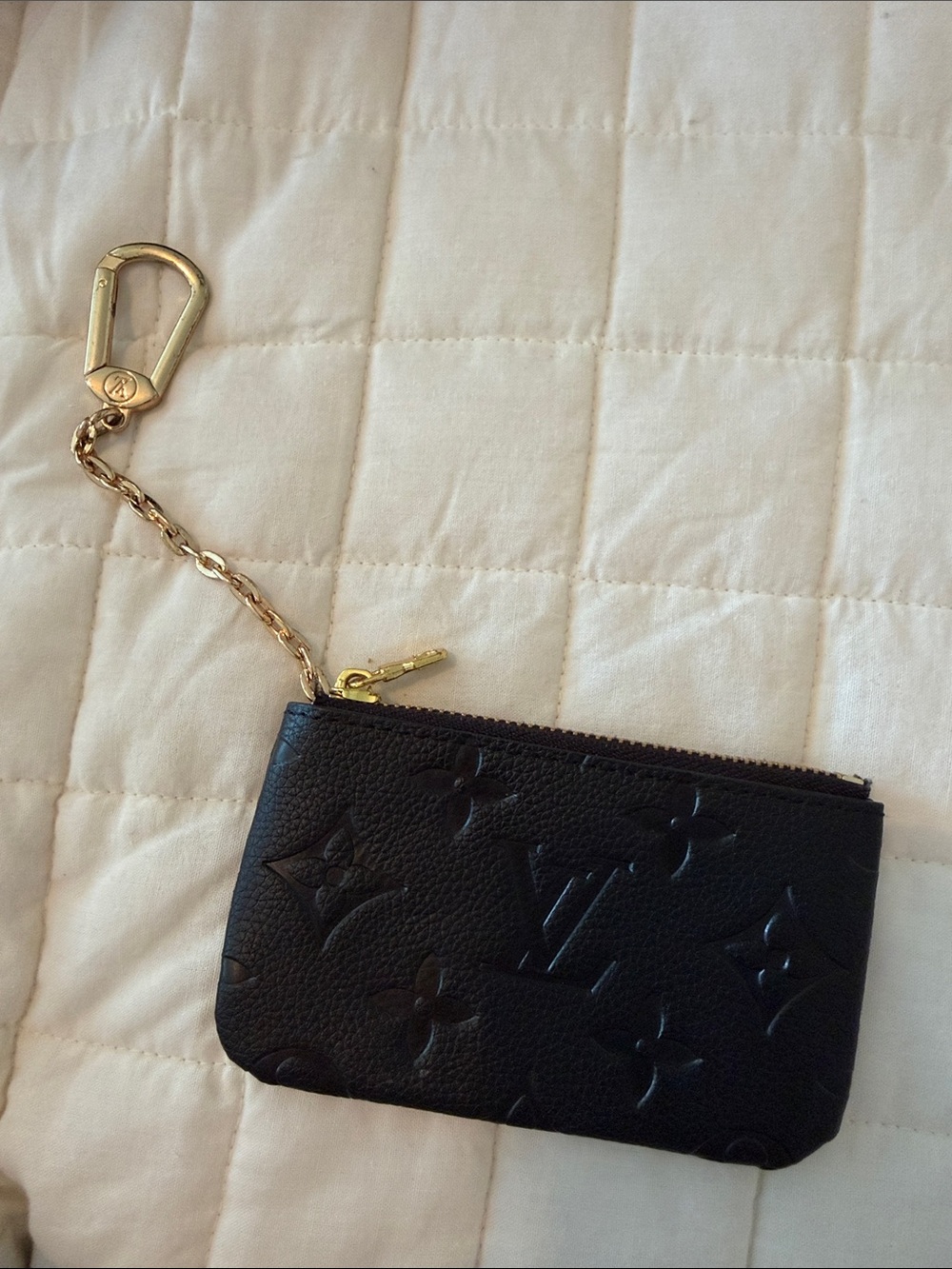 LV coin purse keychain